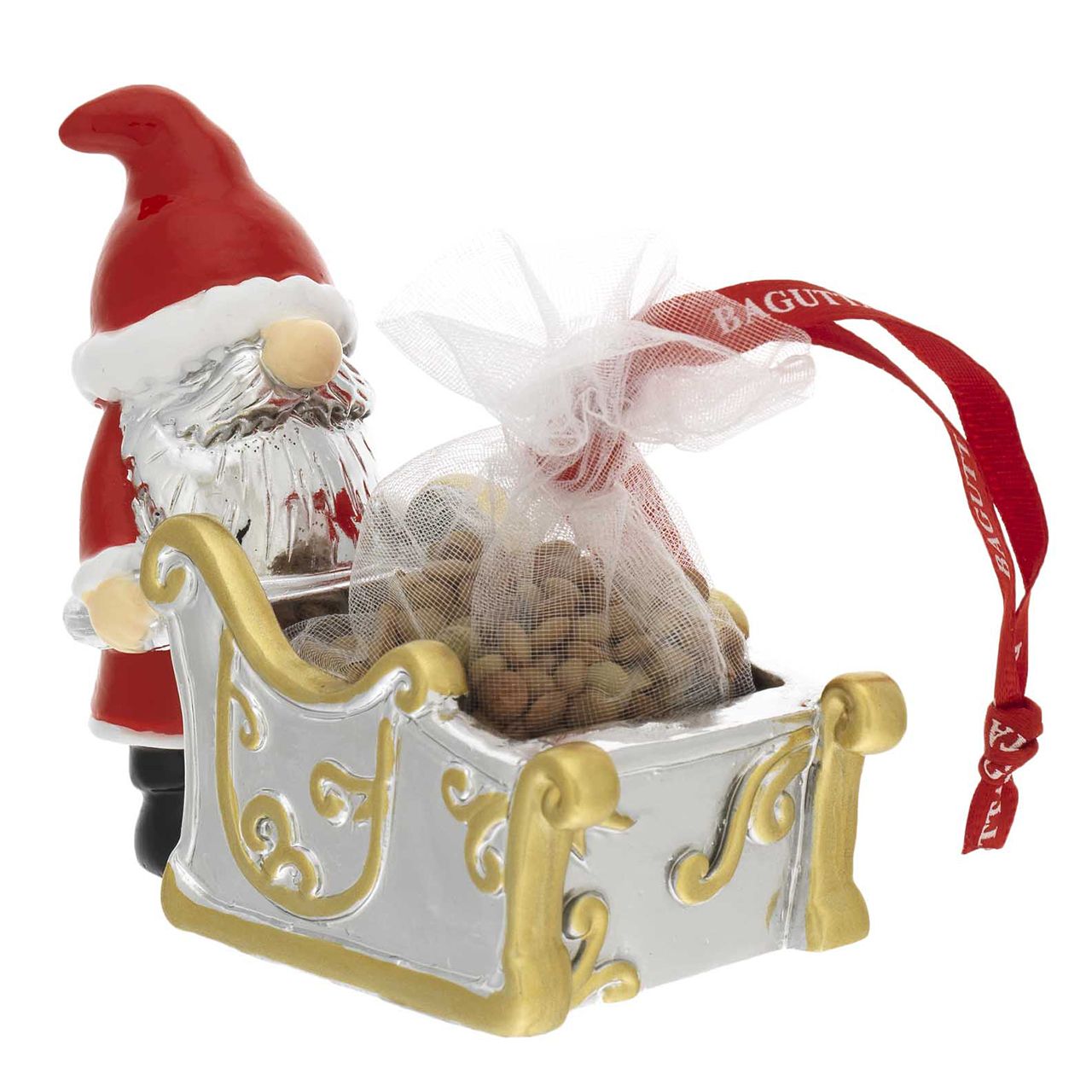 BABBO NATALE CON SLITTA E LENTICCHIE